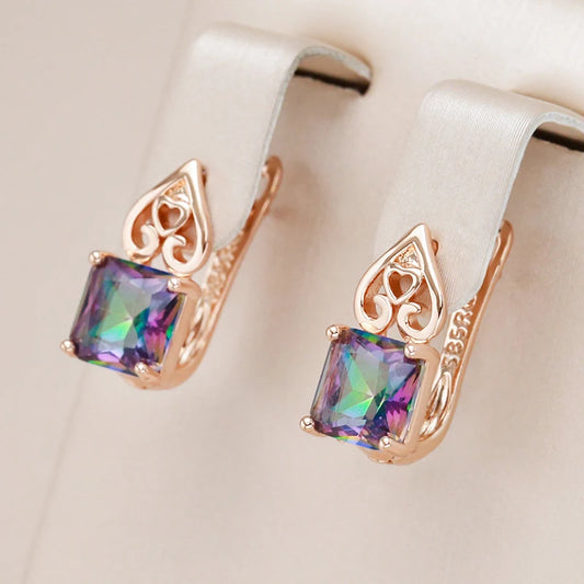 Square Drop Earrings
