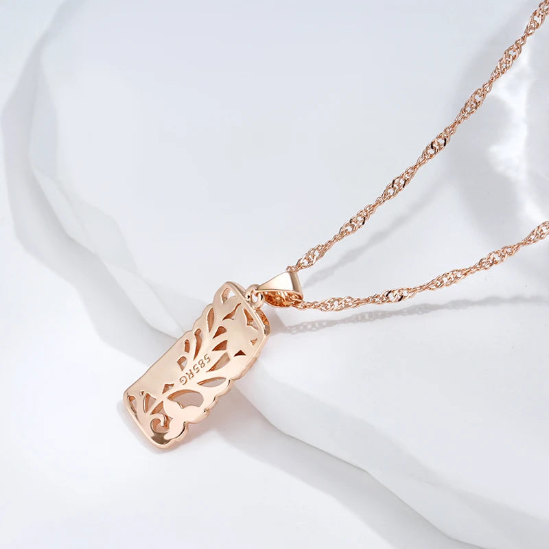 Hollow Flower Necklace