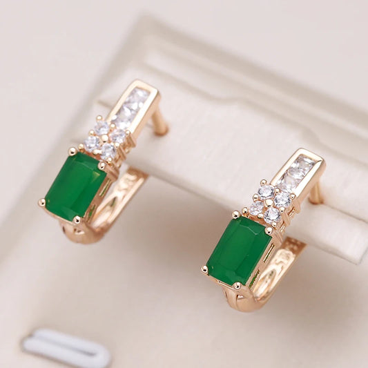 Fashion Green Earrings