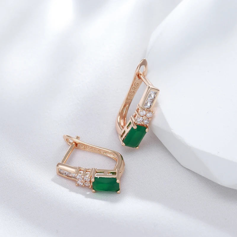 Fashion Green Earrings