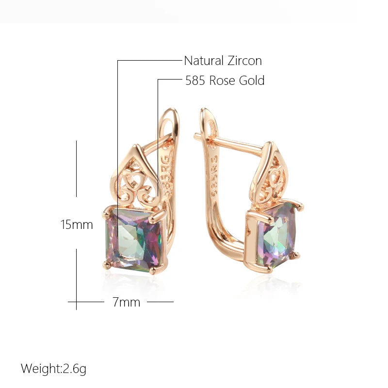 Square Drop Earrings