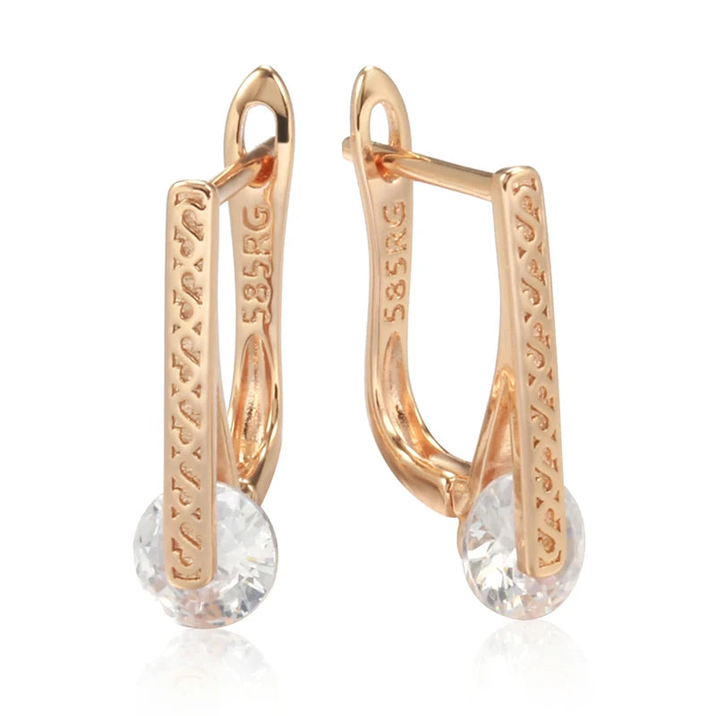 Emerald Gold Earrings