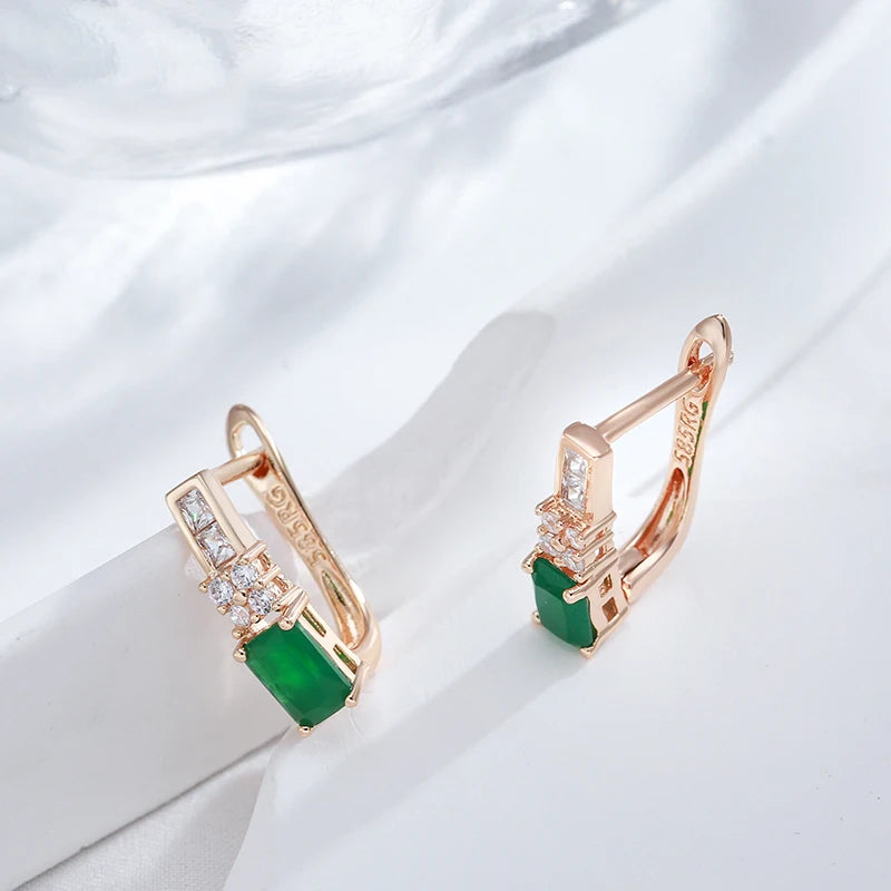 Fashion Green Earrings